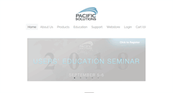 Desktop Screenshot of pacific-solutions.com