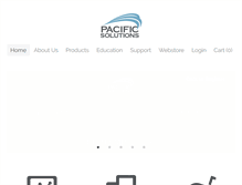 Tablet Screenshot of pacific-solutions.com